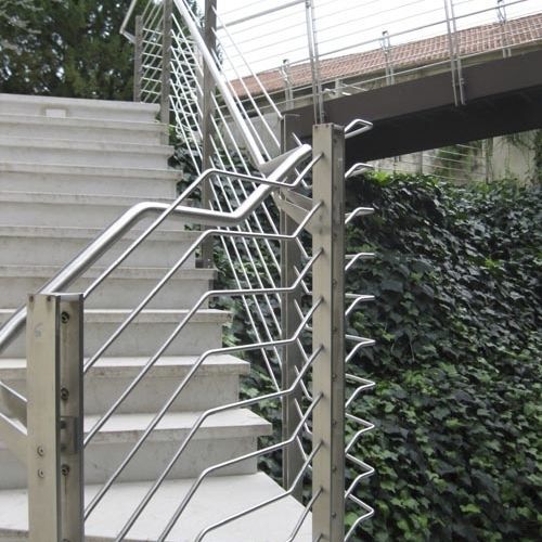 金属护栏 - steelmura - MURA - 带栏杆 / 户外 / 用于楼梯