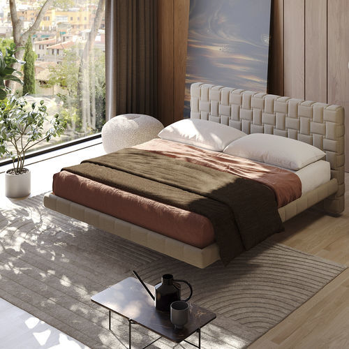 双人床 - Cocos - Milano Bedding - 现代风格 / 布艺 / 带床头板