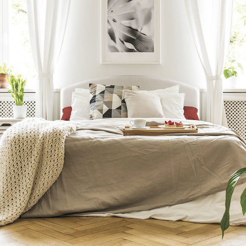 双人床 - Domingo - Milano Bedding - 现代风格 / 布艺 / 带床头板