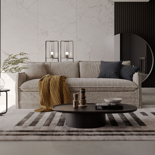沙发床 - Clarke Cross - Milano Bedding - 现代风格 / 布料 / 皮质