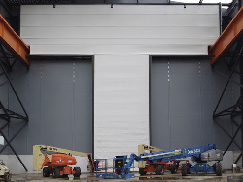 折叠工业门 - OVERHEAD CRANE - Champion Door - 布料 / 大开口