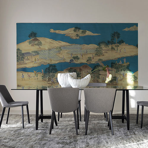 东方风格墙纸 - CHINESE VILLAGE - Misha wallcoverings - 丝绸 / 场景图案 / 中国风