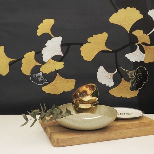 东方风格墙纸 - GINKGO - Misha wallcoverings - 丝绸 / 印花 / 中国风