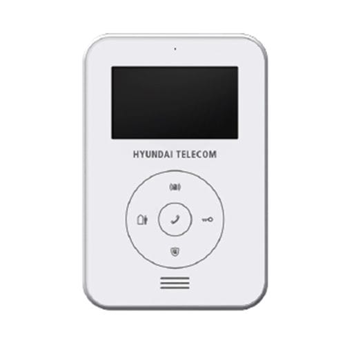 白色可视对讲机 - HAS-R1041  - Hyundai Telecom - 室内 / 彩屏 / 无需用手操作