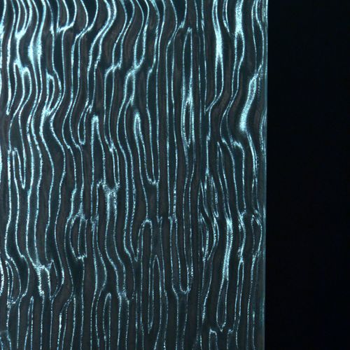 淬火玻璃板 - METAL RIPPLE HOLOGRAPHIC  - Avant Art Architectural Glass, Inc. - 夹层 / 布艺 / 3D