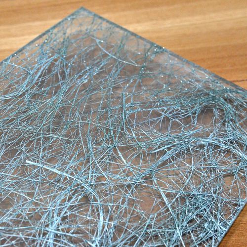 夹层玻璃板 - GRASS SWIRL SHIMMER ARCHITECTURAL  - Avant Art Architectural Glass, Inc. - 装饰 / 超透明 / 有色