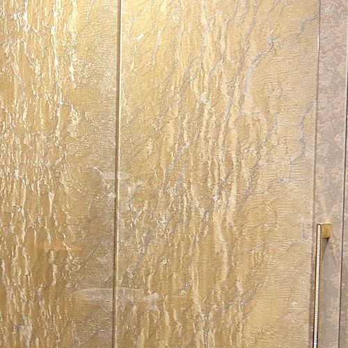 夹层玻璃板 - "JEWEL ROCK" GOLD SILK ORGANICA™ - Avant Art Architectural Glass, Inc. - 装饰 / 用于家具 / 门用