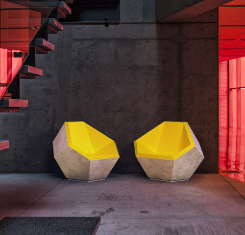 现代风格花园椅子 - FUKSAS COLLECTION - LAB23 - 户外 / 合成金属 / 家用