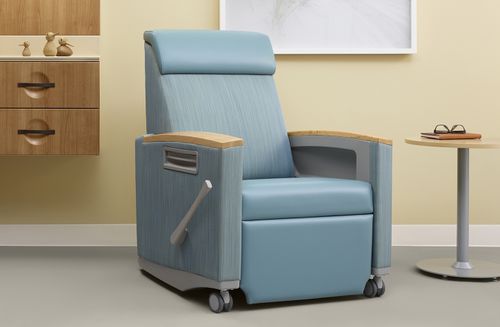 仿皮医疗椅 - Consoul Recliner - Nemschoff - 斜躺式 / 带脚托