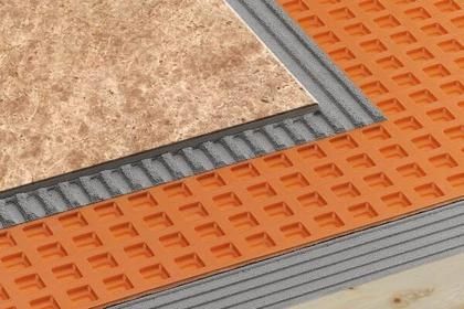地面防水膜 - SCHLUTER®-DITRA-XL - Schluter Systems - 卷式 / 聚乙烯