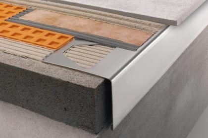 金属型材 - SCHLUTER®-BARA-RW - Schluter Systems - 边瓦
