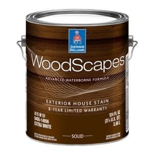 防护木材着色剂 - WOODSCAPES® EXTERIOR ACRYLIC SOLID COLOR HOUSE - Sherwin-Williams - 自底