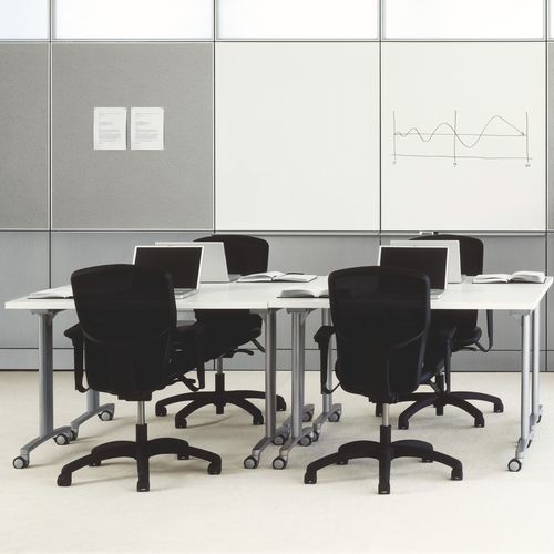 现代风格课桌 - EXPANSION  - Teknion - 金属 / 栎木 / 层压材料