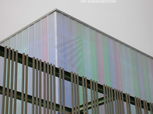 蜂房状聚碳酸板 - PC 2560-12 in varying colours - Rodeca GmbH - 建筑物