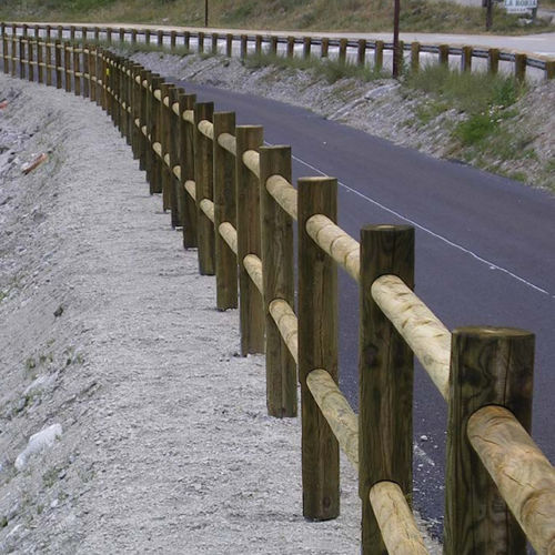 自行车通行围栏 - CYLINDRIQUE 2 LISSE - APPUI MIXTE U60  - Rondino - 带栏杆 / 花园 / 用于道路