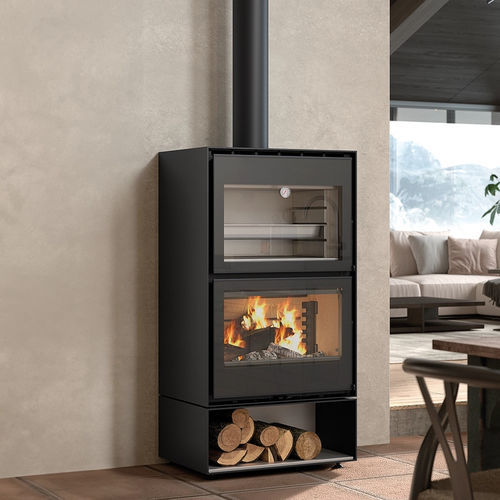 木材采暖炉 - HEBAR - ROCAL - 5 kW...10 kW / 10 kW...20 kW / 独立式