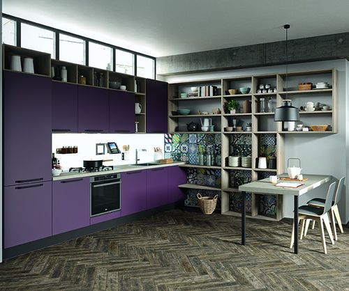 现代风格厨房 - FARO - ARAN Cucine - 聚合物 / 岛台式 / 带手柄