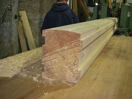 胶合层压木梁 - LOG CABIN SIDING - Power Wood Corp. - 对称断面型钢