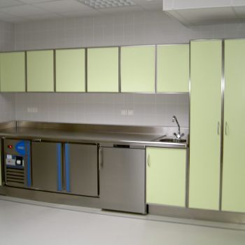 不锈钢厨房台面 - OFFICES - FRANCE INOX INDUSTRIE - 商用厨房 / 圆边 / 定制