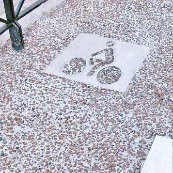 地面标识板 - SIGNALÉTIQUE VÉLO - FRANCE INOX INDUSTRIE - 不锈钢 / 旋入式 / 户外