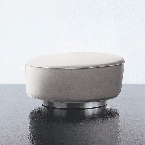 现代风格坐墩 - GALLERY - ALTEK ITALIA DESIGN - 磨砂铝 / 皮质 / 实木