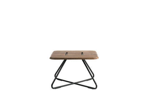 现代茶几 - LEVANTE - ALTEK ITALIA DESIGN - 木制贴皮 / 金属桌脚 / 正方形