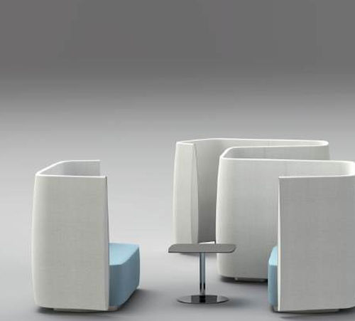 现代风格茶几 - AIRWAVE 40 - ALTEK ITALIA DESIGN - HPL / 不锈钢桌脚 / 正方形