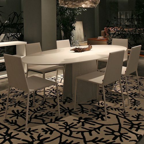 现代风格餐桌 - SERI - B&T Design - 金属 / 大理石 / MDF