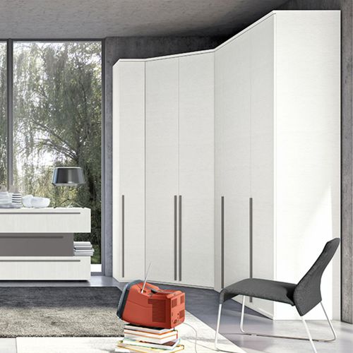 转角衣柜 / 现代风格 / 漆木 / 平开门式