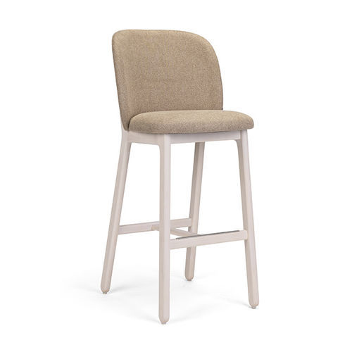 现代风格吧椅 - ARCO - Fenabel- The heart of seating - 室内 / 布料 / 木桌脚