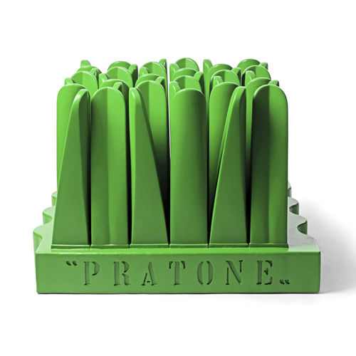 原创设计躺椅 - PRATONE - Gufram - 聚氨酯 / 聚氨酯 / 白色