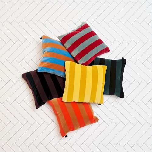 正方形垫子 - SOFT STRIPE - Hay a/s - 条纹 / 布料 / 彩色