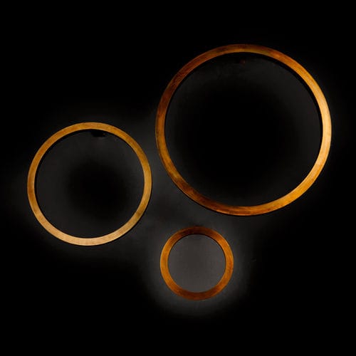 现代风格壁灯 - RING - Henge - 室内 / 黄铜 / 圆形