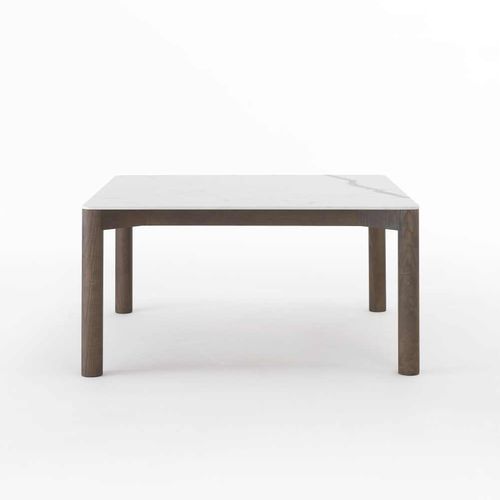 现代风格茶几 - RADIUS - I.T.F. DESIGN SRL - 陶瓷 / 实木桌脚 / 梣木桌脚