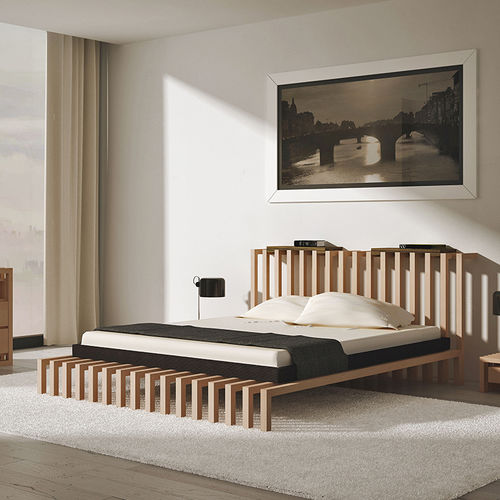 双人床 - PACIO - NOVO Design Made in Toscana - 现代风格 / 模块化 / 山毛榉木