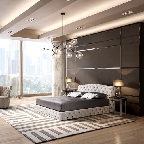 双人床 - Must  - Siwa Soft Style Home - 切斯菲尔德古典风格 / 布艺 / 带软包床头板