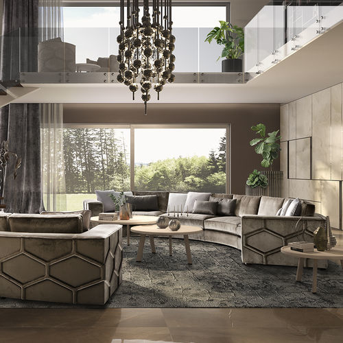 组合沙发 - Diamond Club - Siwa Soft Style Home - 圆弧形 / 现代风格 / 布料