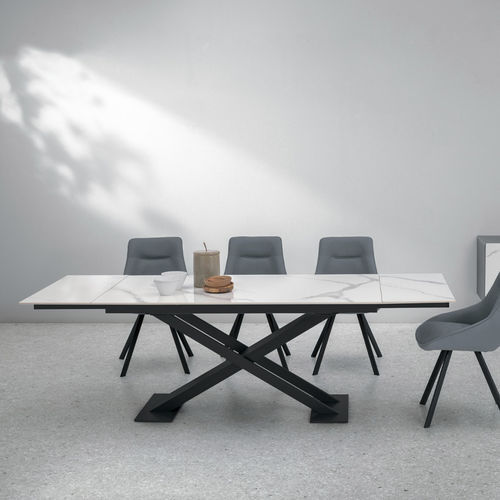 现代风格餐桌 - TOLOMEO - Target Point - 陶土 / 层压材料 / 涂漆金属桌脚