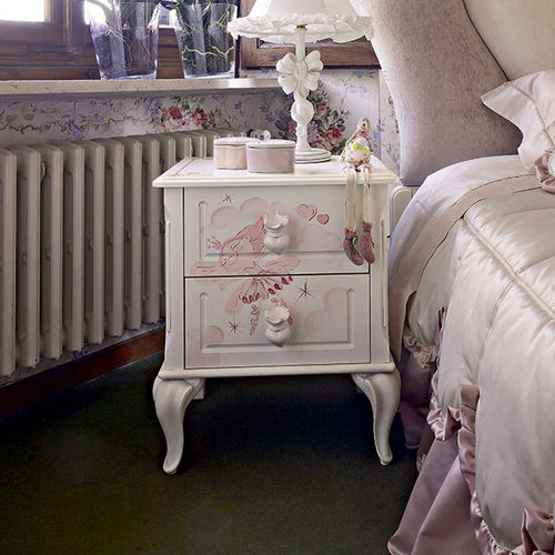 经典风格床头柜 - DILETTA - Volpi - 漆木 / 女孩 / 家用