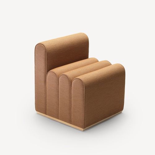 现代风格坐墩 - Arkad B S - Zilio A&C - 布料 / 方形 / Note Design Studio 设计
