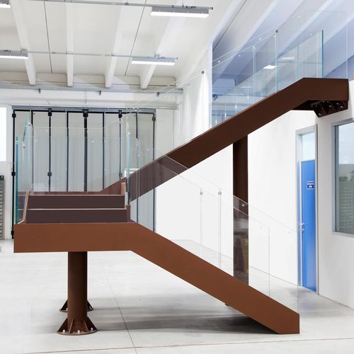180度旋转楼梯 - LERICI FULL T-E-GLASS - ITALIAN FASHION STAIRS - 金属台阶 / 钢结构 / 专业