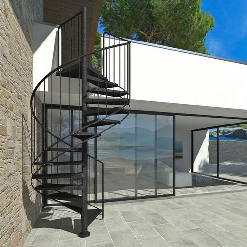 旋转楼梯 - CLASSIC CFZV - ITALIAN FASHION STAIRS - 金属台阶 / 金属结构 / 家用
