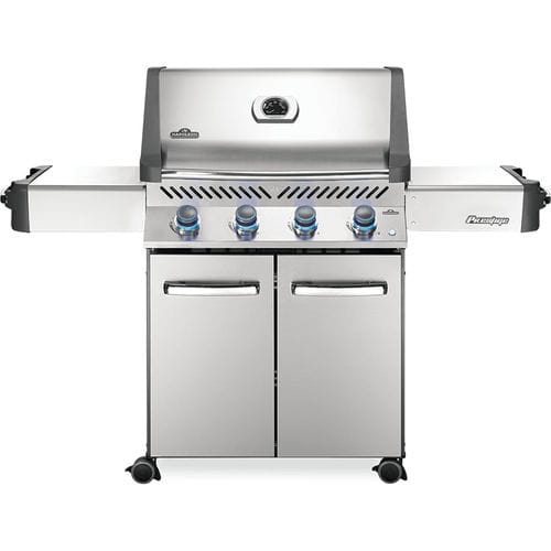燃气烧烤架 - PRESTIGE® 500 - Napoleon Gourmet Grills - 炭 / 带滑轮 / 不锈钢
