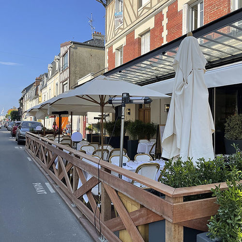 正方形遮阳伞 - BISTRO®  - Socotex - Abritez-vous chez nous - 圆形 / 长方形 / 支杆居中
