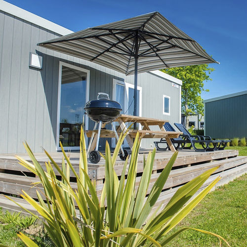 正方形遮阳伞 - MINISOCO® - Socotex - Abritez-vous chez nous - 长方形 / 支杆居中 / Sunbrella®