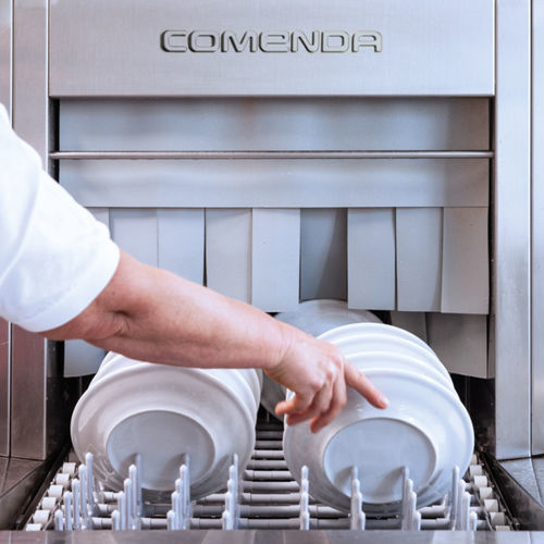 传送带式洗碗机 - NE - COMENDA - 酒店 / 独立式 / 生态型