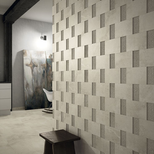 陶土瓷砖 - MIDLAND - Land Porcelanico - 抛光 / 3D / 室内