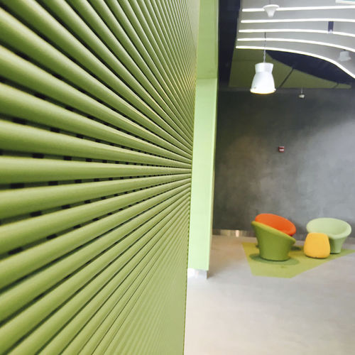 壁挂隔音板 - PRO 11R - Ideatec Advanced Acoustic Solutions - 用于天花板 / 用于吊顶天花板 / 木质