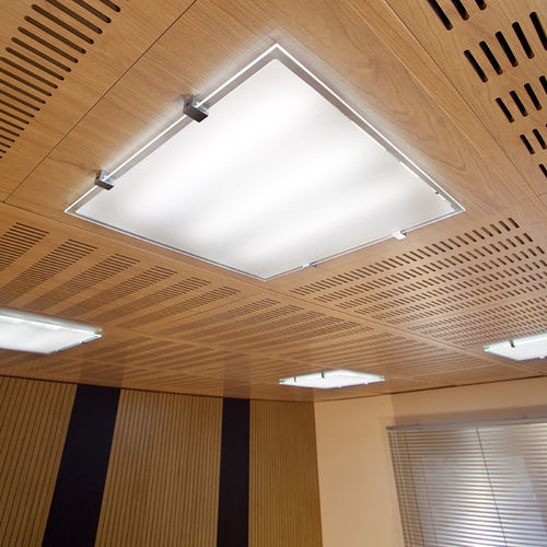 吊顶天花板装饰面板 - L1 - Ideatec Advanced Acoustic Solutions - 防火 / 背光 / 木制