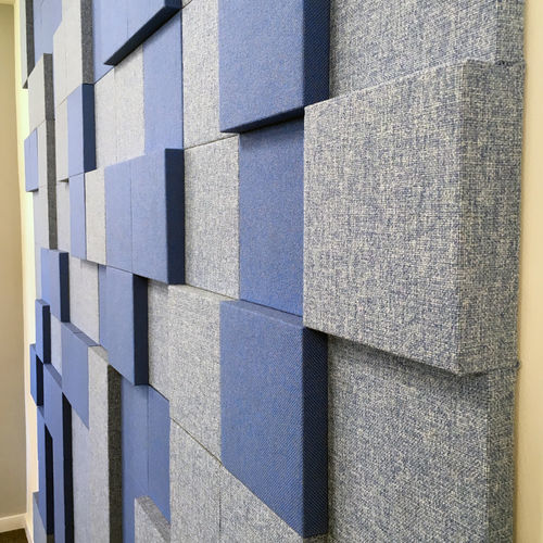 壁挂隔音板 - BLOCK - Ideatec Advanced Acoustic Solutions - 用于天花板 / 布料 / 方形